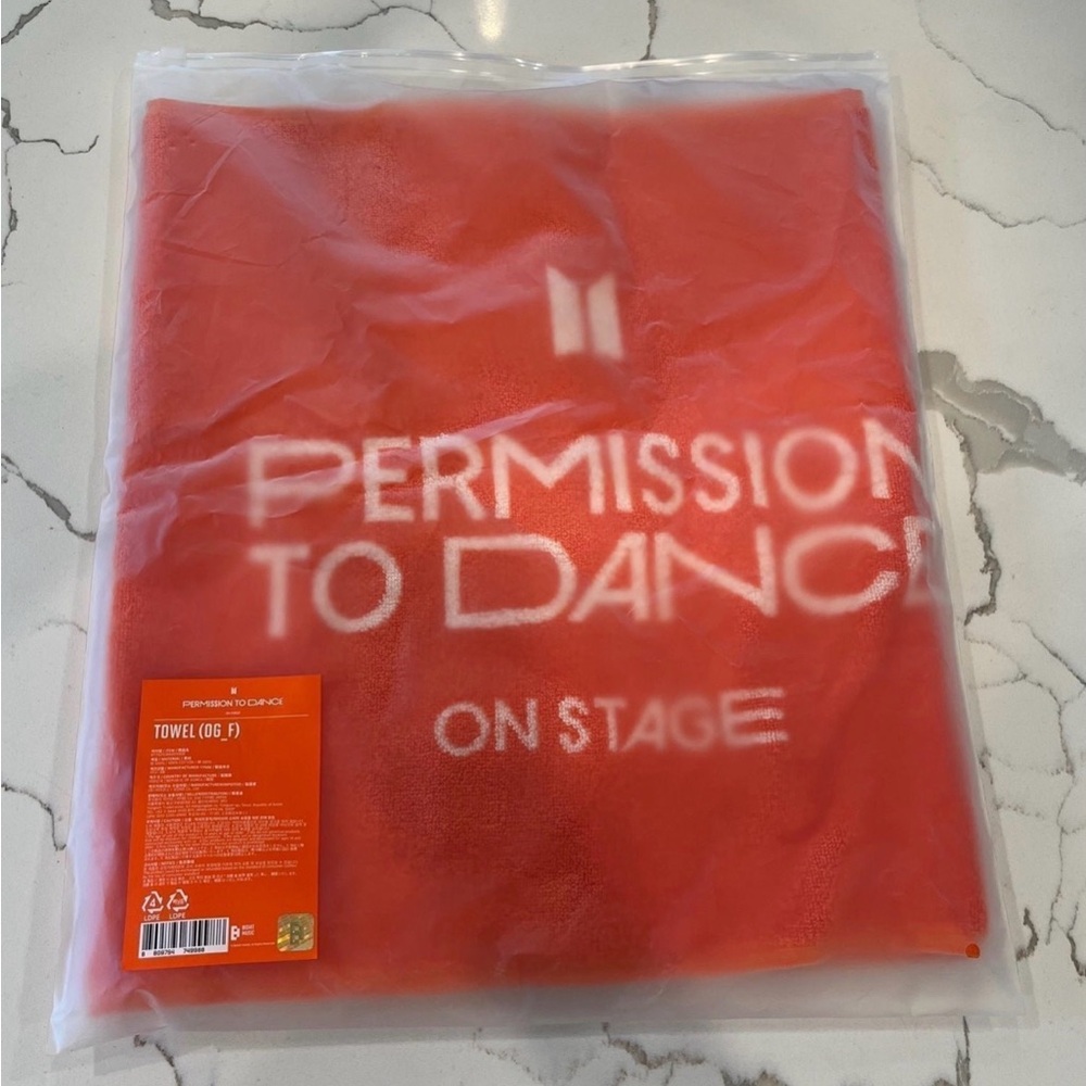 BTS Permission to Dance Towel